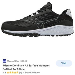 LIKE NEW MIZUNO DOMINANT WOMENS AS TURF SHOES